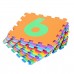 Puzzle tapis mousse chiffres 10 pièces  multicolore Homcom    057842